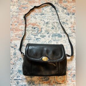 Etienne Aigner Vintage Black Leather Purse